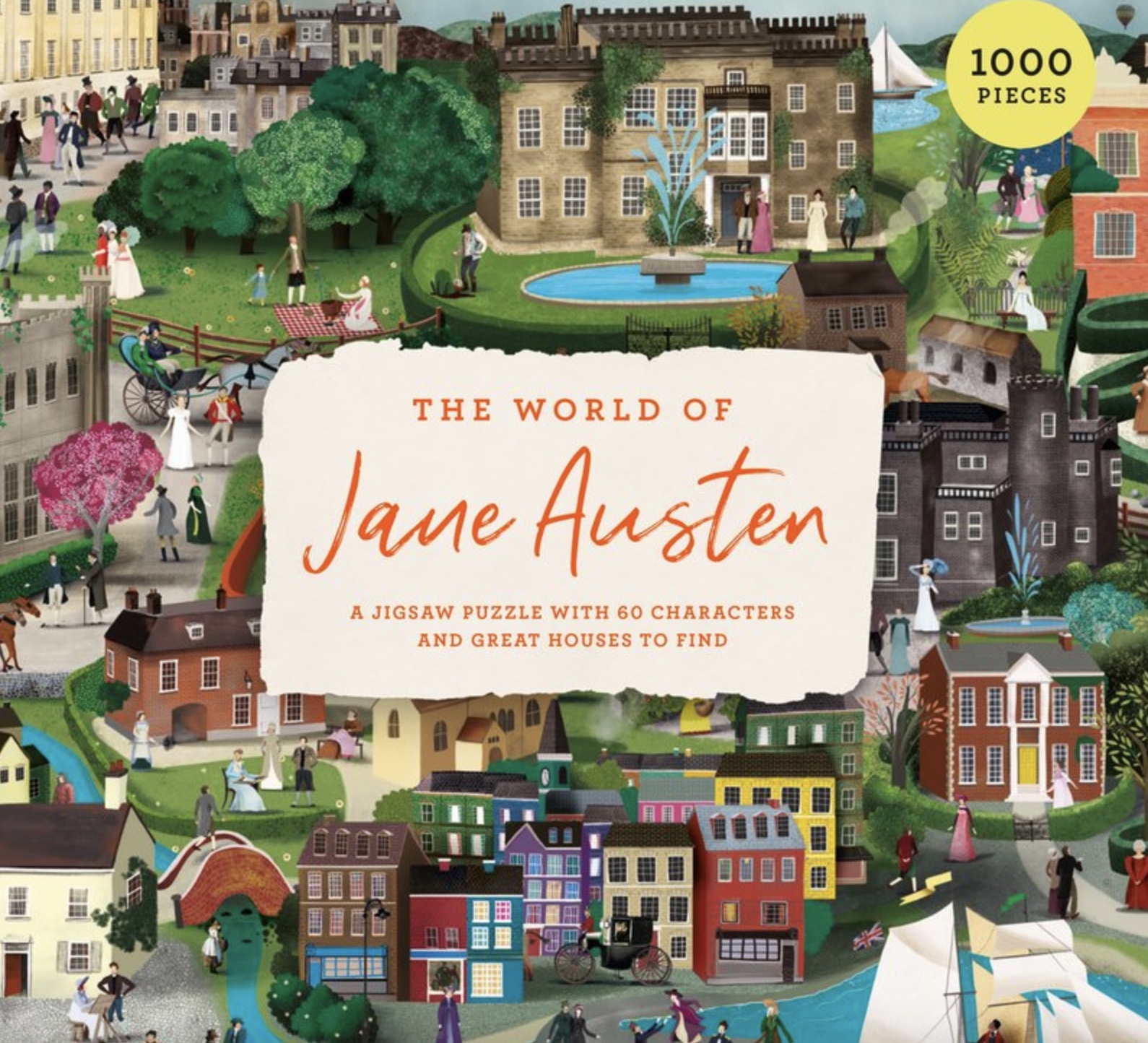 The World of Jane Austen 1000 Piece Puzzle